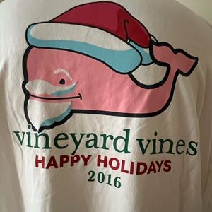 Vineyard Vines 2016 XL Happy Holidays Tee